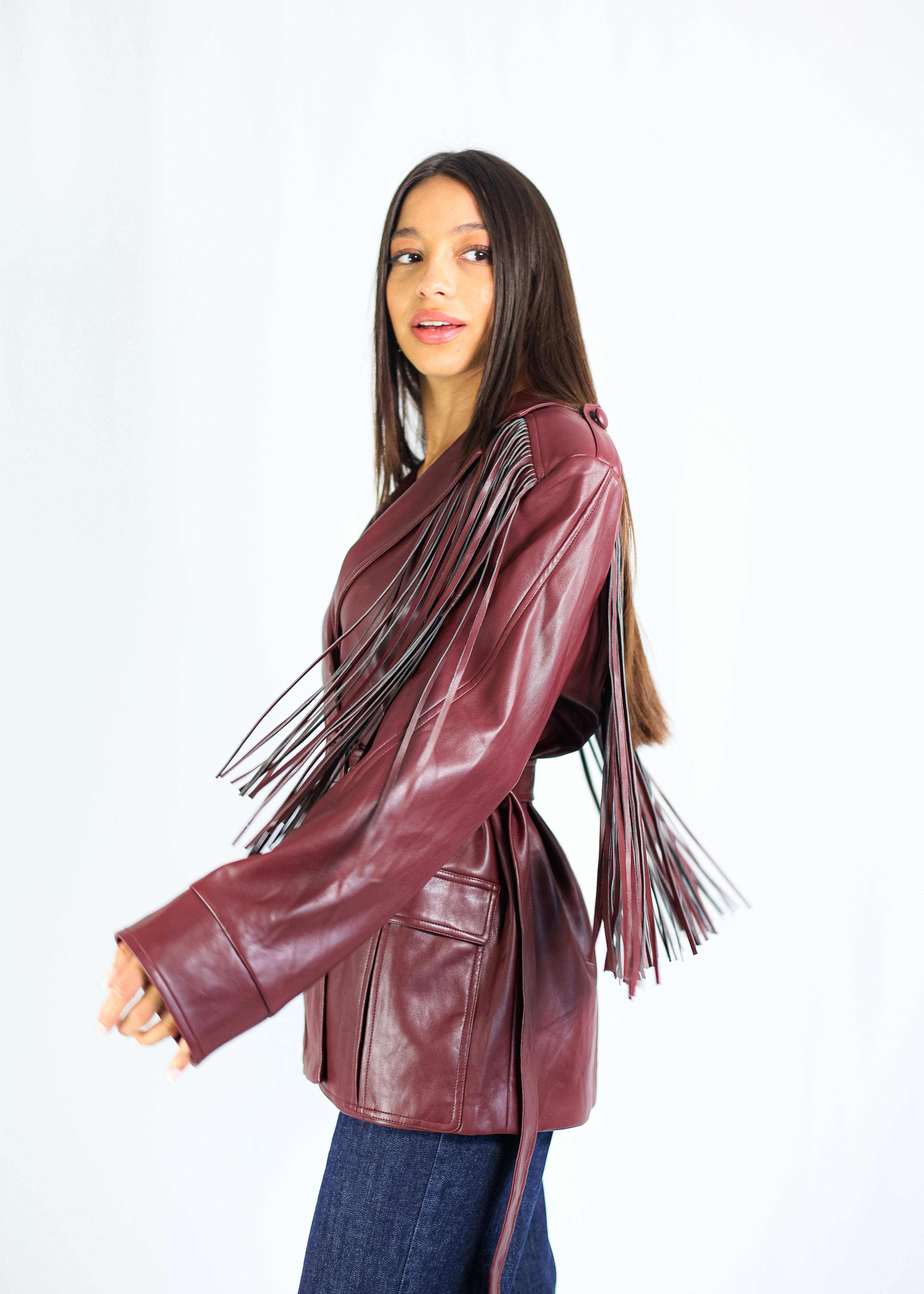 BLAZER DAKOTA – BORDEAUX FRANGE EDITION